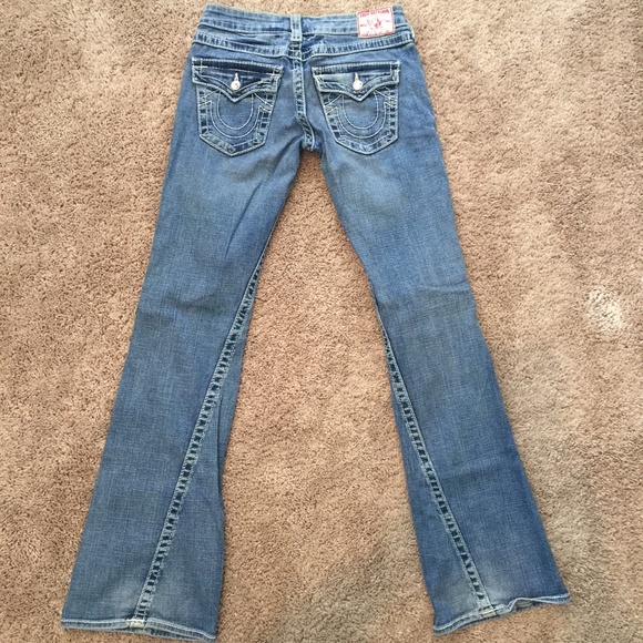 True Religion Disco Joey Big T Womens Denim sz 27 - Picture 2 of 8